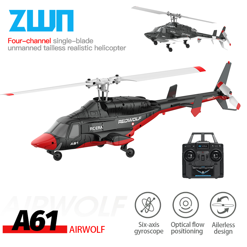 Rc Helicopter Nitro - A61 RC ヘリコプター 2.4G 6軸ジャイロスコープ 4CH