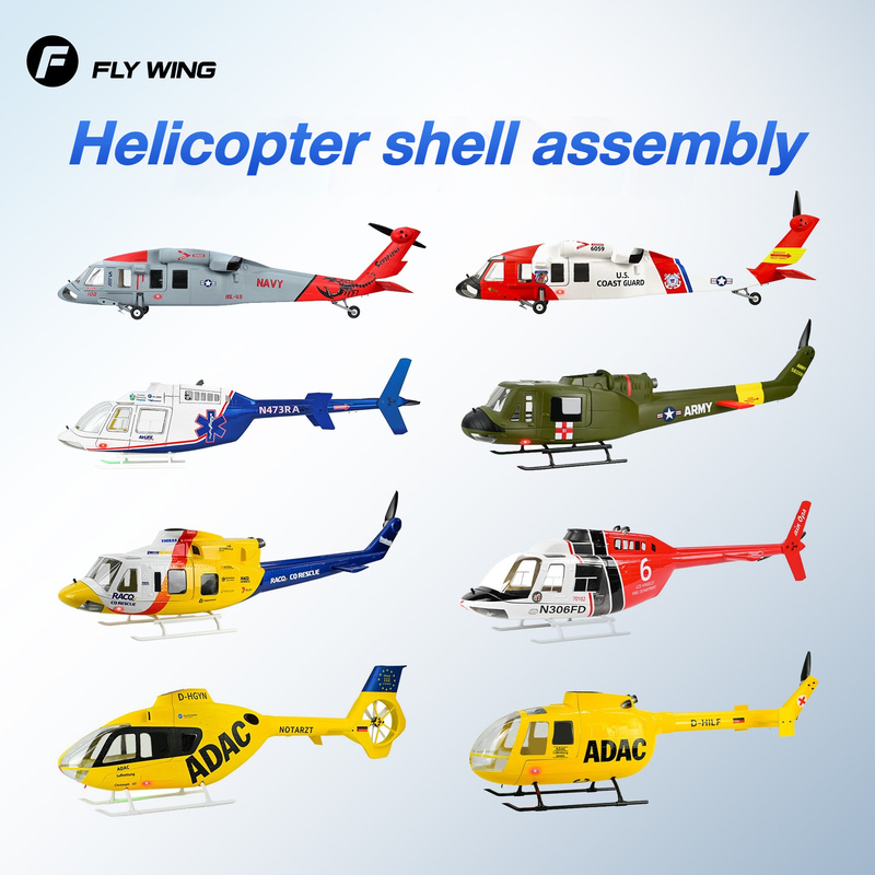 Rc Helicopter Large - FLYWING クラス470 ブラックホーク RCヘリコプター MH-60 MH-60R