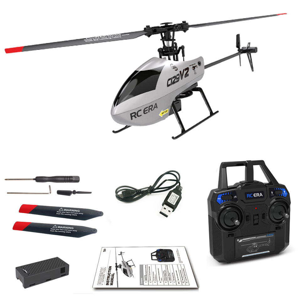 Rc Helicopter Nitro - Rcフライトリモコン飛行機初心者、rc飛行機、ワンクリック、3Dフリップ、rcヘリコプター、安定、4ch、c129、v2、趣味のおもちゃ
