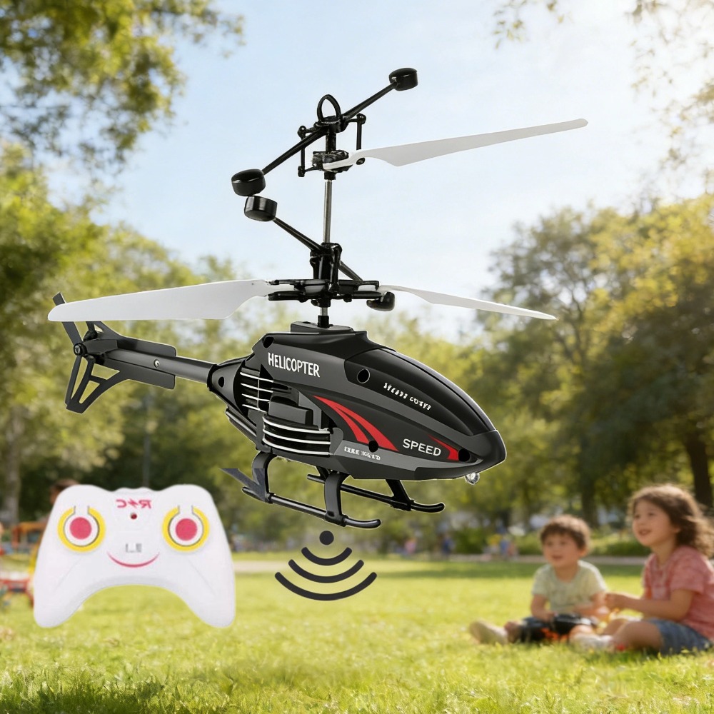 Rc Helicopter Case - 誘導ヘリコプターおもちゃ充電式ミニ RC ドローンリモート安全落下耐性 RC ヘリコプタードローン子供のおもちゃ