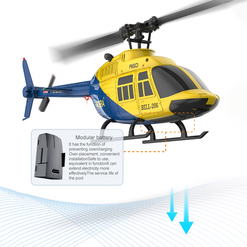A60 RC ヘリコプター 2.4G 6軸ジャイロスコープ  - Rc Helicopter Nitro のレビューと価格