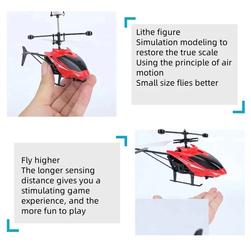 充電式ミニ RC ドローン リモート安全落下防止 RC ヘリ - Rc Helicopter Case のレビューと価格