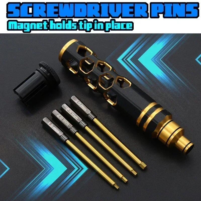 4 in 1 六角レンチ ドライバー ヘックススクリュードラ - Rc Helicopter Tool Kit のレビューと価格