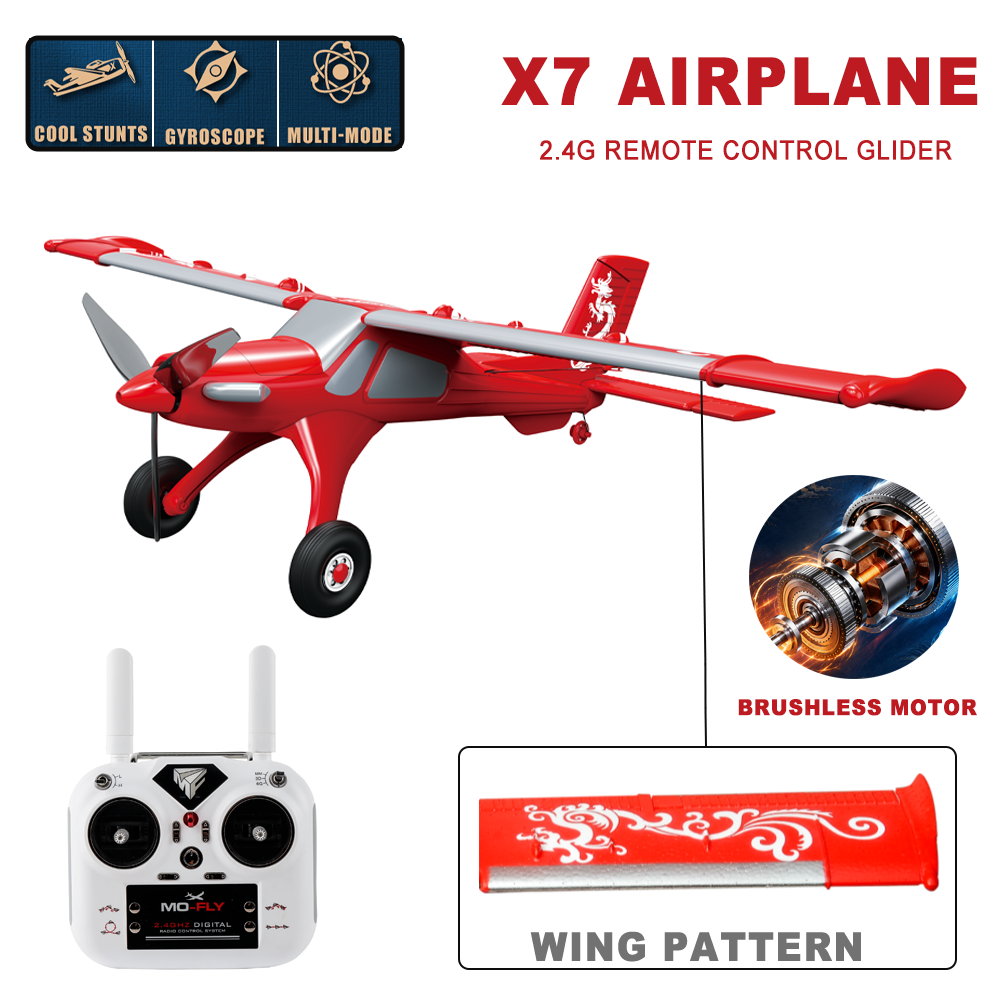 MF X7 RC飛行機 EPP 510mm翼幅 2.4Gリモ - Rc Helicopter Large のレビューと価格