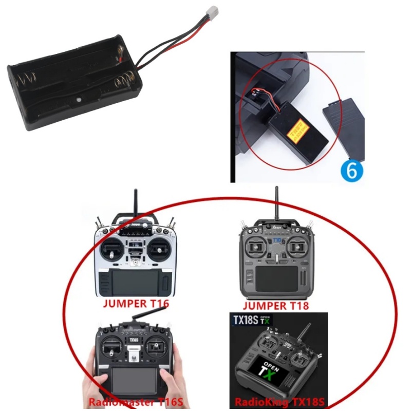RadioMaster TX16S 2S 18650バッテリ - Rc Helicopter Case のレビューと価格