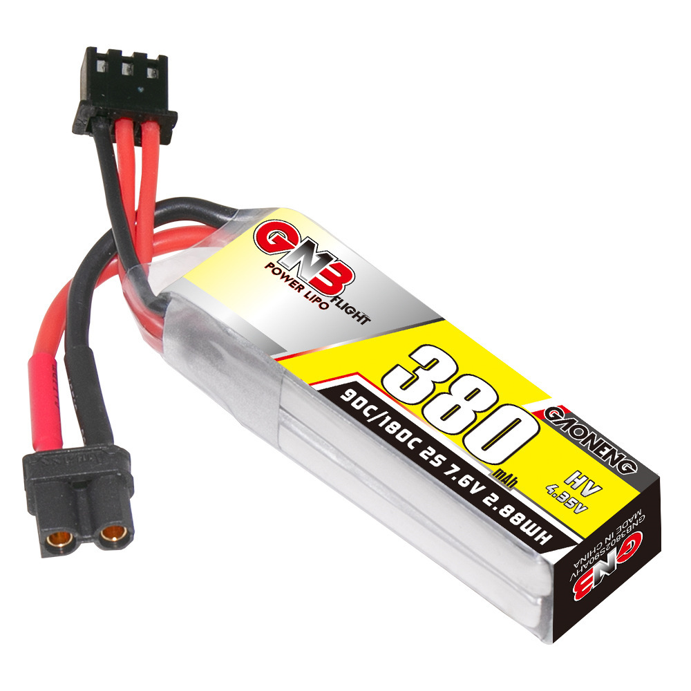 GNB 2S 7.6V 380mAh 90C/180C リポ - Rc Helicopter Coaxial のレビューと価格