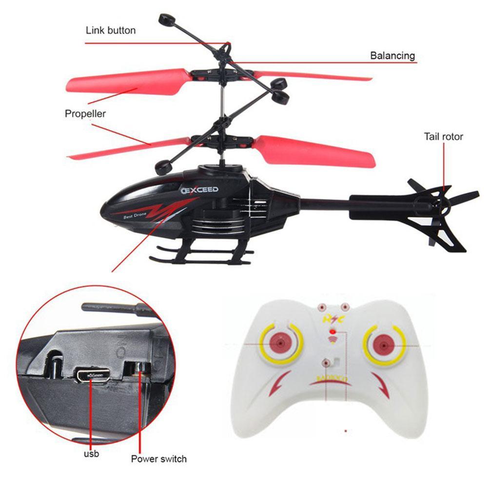 誘導ヘリコプターおもちゃ充電式ミニ RC ドローンリモート安 - Rc Helicopter Case のレビューと価格