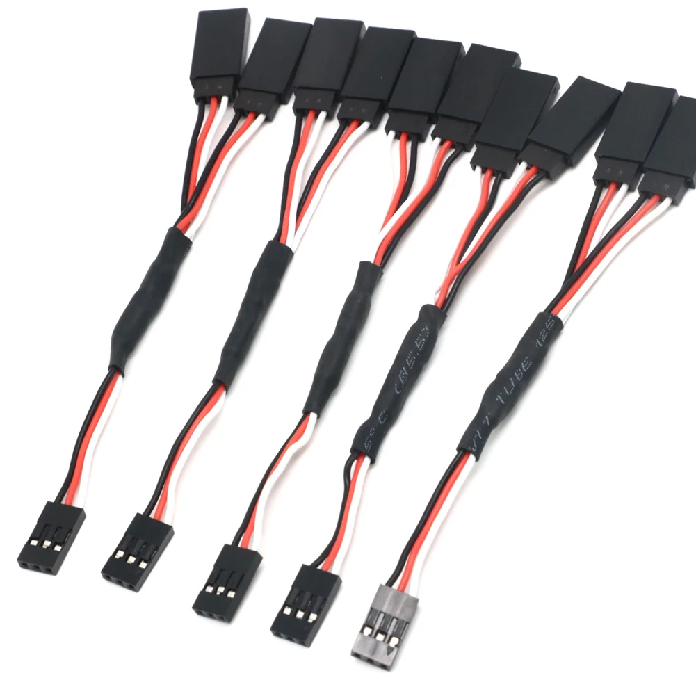 サーボモーター用延長ケーブル,5本,100/150/200/ - Rc Helicopter Motor のレビューと価格